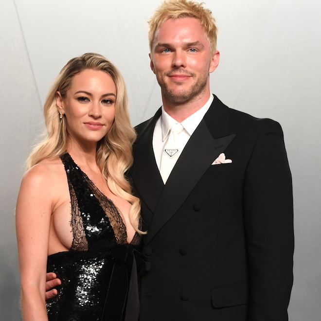 Bryana Holly, Nicholas Hoult attends the 2026 Vanity Fair Oscar Party